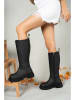 trendyol Stiefel in Schwarz
