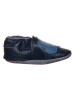 lamino Leren kruipschoenen donkerblauw
