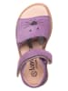 lamino Leder-Sandalen in Lila