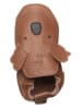lamino Leder-Krabbelschuhe in Hellbraun