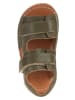 lamino Skórzane sandały barefoot w kolorze khaki