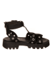 lamino Leder-Sandalen in Schwarz