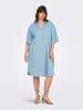 ONLY Carmakoma Jurk "Coco" lichtblauw