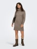 ONLY Gebreide jurk taupe
