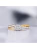CARATELLI Gold-Ring "Rosalia" mit Diamanten