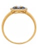 CARATELLI Gold-Ring "Volga" mit Diamanten und Edelsteinen