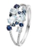 CARATELLI Weißgold-Ring "Sphir Elixir" mit Diamanten