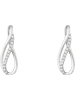 CARATELLI Weißgold-Ohrstecker "Infinito" mit Diamanten