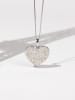 CARATELLI Weißgold-Anhänger "Coeur Précieux" mit Diamanten
