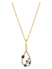 CARATELLI Gold-Anhänger "Saphir Elixir" mit Diamanten und Edelsteinen
