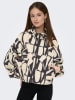 ONLY Übergangsjacke in Beige/ Schwarz
