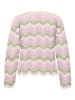 ONLY Pullover in Rosa/ Creme/ Khaki