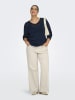 ONLY Carmakoma Pullover in Dunkelblau