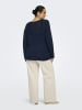 ONLY Carmakoma Sweter w kolorze granatowym