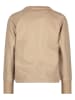 Like Flo Sweatshirt in Beige/ Rot
