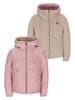 Like Flo Omkeerbare winterjas lichtroze/beige