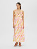 SELECTED FEMME Kleid in Rosa/ Gelb