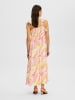 SELECTED FEMME Kleid in Rosa/ Gelb