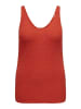 ONLY Carmakoma Stricktop "Sunny" in Rotbraun