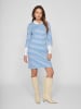 Vila Kleid in Weiß/ Hellblau