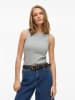 Vila Top "Sola" w kolorze szarym