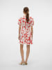 Vero Moda Kleid in Weiß/ Rot
