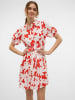 Vero Moda Kleid in Weiß/ Rot