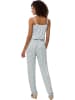 Heine Jumpsuit in Hellblau/ Gelb