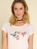 WOOOP Shirt "Blossom Bird" in Weiß