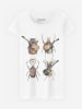 WOOOP Shirt "Beetles" in Weiß