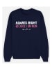 WOOOP Sweatshirt "Always Right Mom" in Dunkelblau