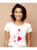 WOOOP Shirt "Hearts" in Weiß