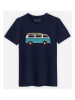 WOOOP Shirt "Blue Van" in Dunkelblau