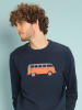 WOOOP Sweatshirt donkerblauw