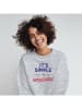 WOOOP Sweatshirt "It´s simple I´m complicated" in Grau