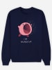 WOOOP Sweatshirt "I'm Hungry" donkerblauw