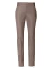 Heine Kunstlederhose in Taupe