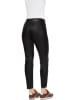 Heine Kunstlederhose in Schwarz