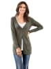Heine Longcardigan in Oliv