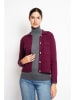 William de Faye Cardigan in Pflaume