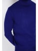 William de Faye Rollkragenpullover in Blau