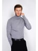 William de Faye Rollkragenpullover in Grau