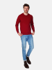 William de Faye Pullover in Rot