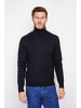 William de Faye Rollkragenpullover in Schwarz