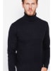 William de Faye Rollkragenpullover in Schwarz