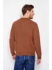 William de Faye Pullover in Braun