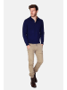 William de Faye Pullover in Dunkelblau