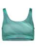 asics Biustonosz sportowy w kolorze turkusowym