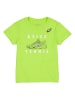 asics Trainingsshirt neongroen