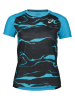 asics Trainingsshirt zwart/blauw